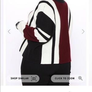 Warming Up To You Color Block Sweater